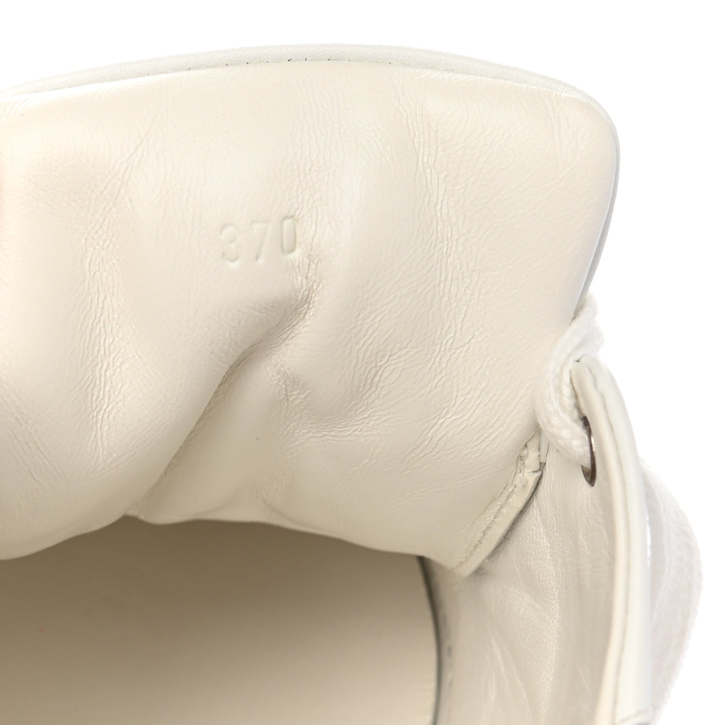 Calfskin Nappa Dare Sneakers 37 White Rose Dore
