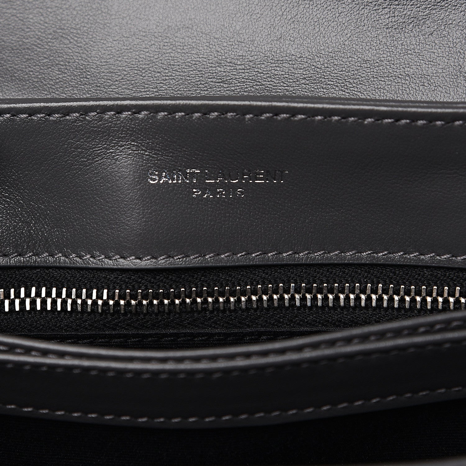 Saint Laurent Calfskin Y Quilted Monogram Toy Loulou Crossbody Bag Storm 5 of 9