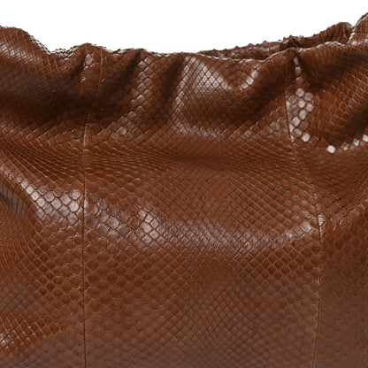 The Row Snakeskin Angy Hobo Bag Brown 7 of 10