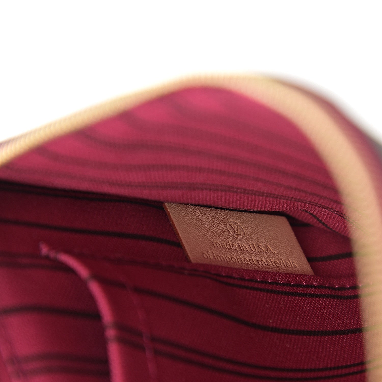 Louis Vuitton Monogram Neverfull MM GM Pochette Pivoine 6 of 7