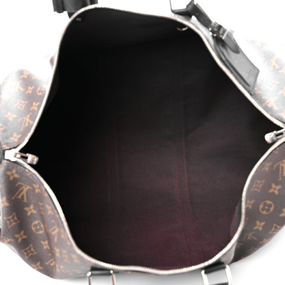 Louis Vuitton Monogram Macassar Keepall Bandouliere 55 5 of 22