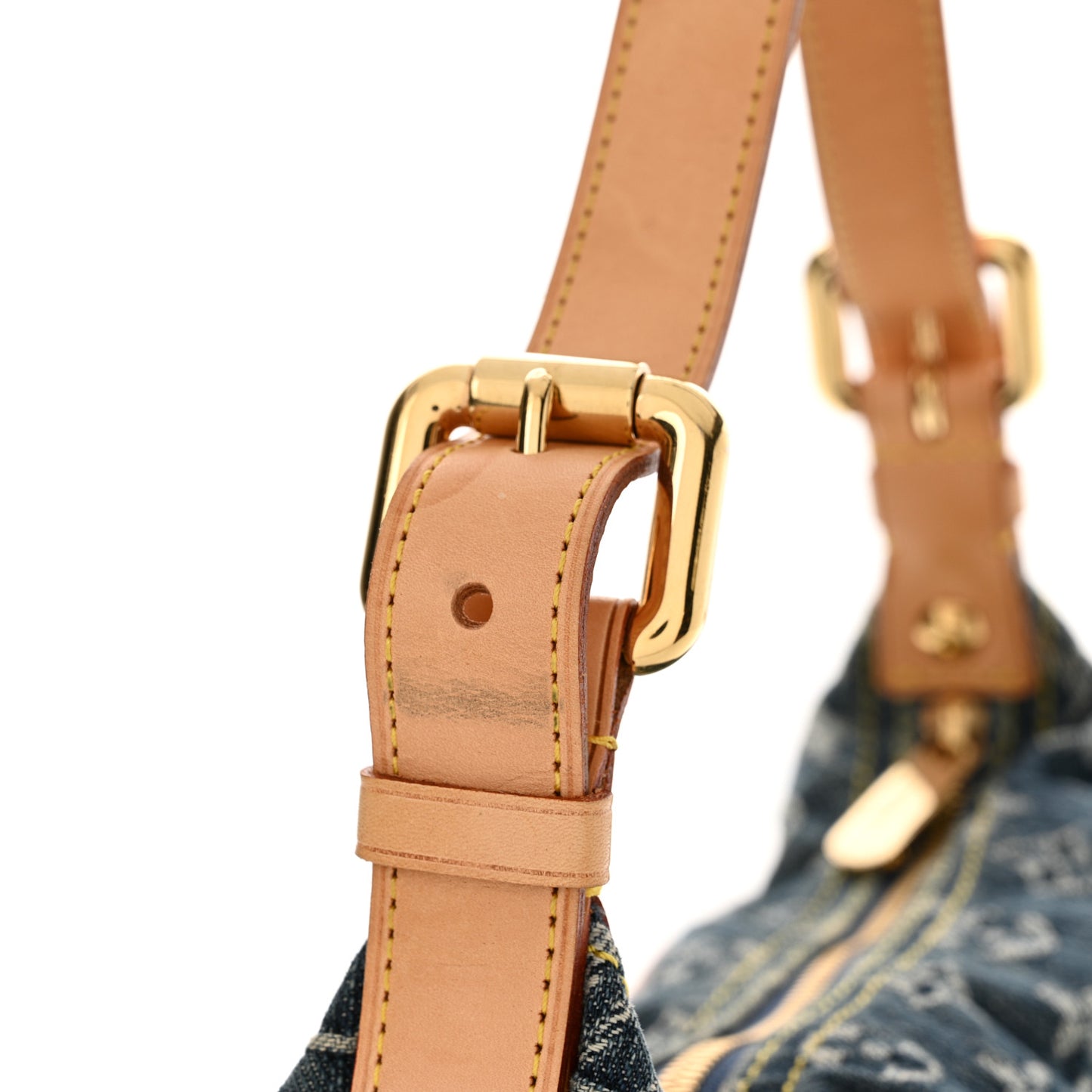 Monogram Denim Baggy PM Blue