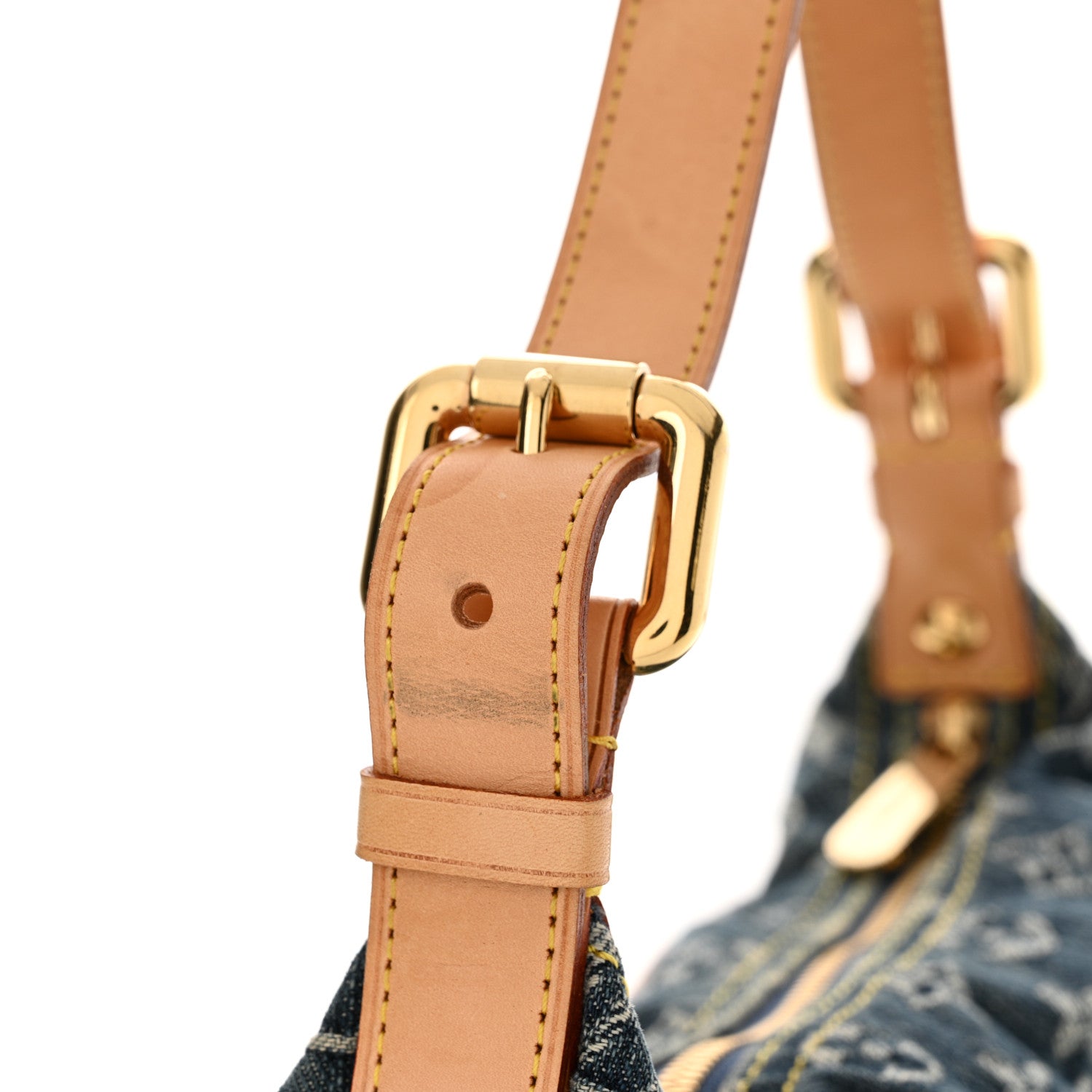 Louis Vuitton Monogram Denim Baggy PM Blue 12 of 13