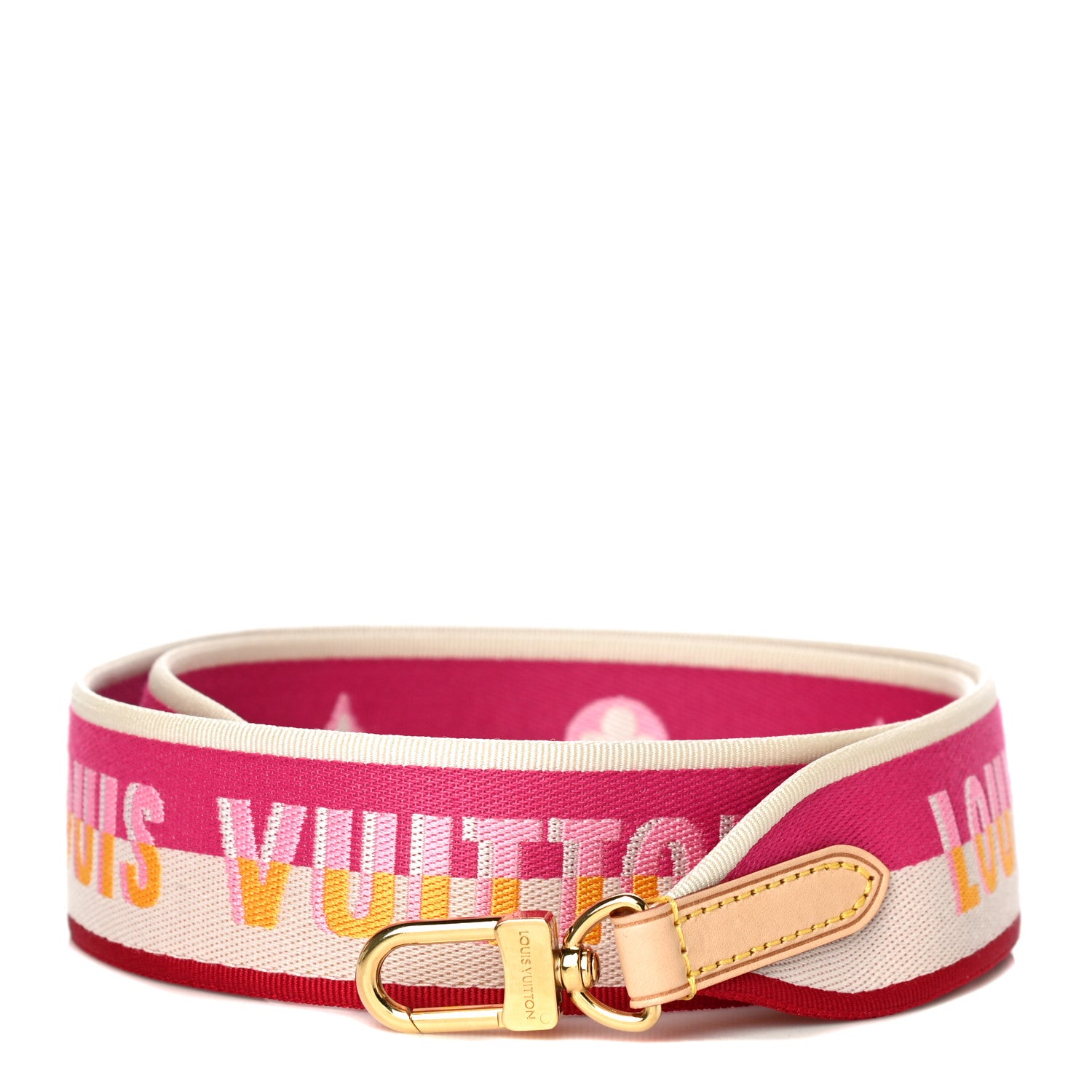 Louis Vuitton Jacquard Speedy Bandouliere 20 Shoulder Strap Fuchsia 1 of 5