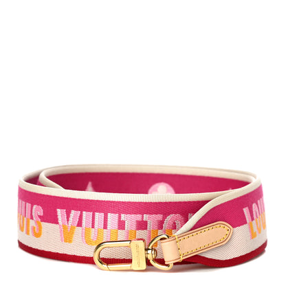Louis Vuitton Jacquard Speedy Bandouliere 20 Shoulder Strap Fuchsia 1 of 5