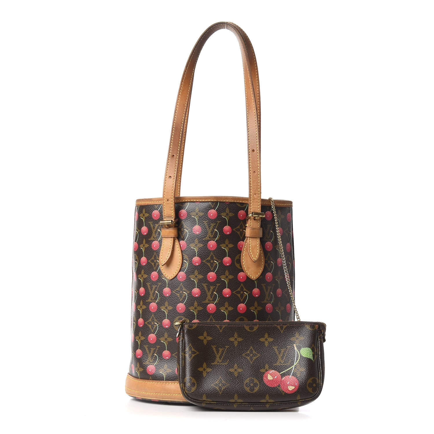 Louis Vuitton Monogram Cerises Bucket Bag 5 of 12