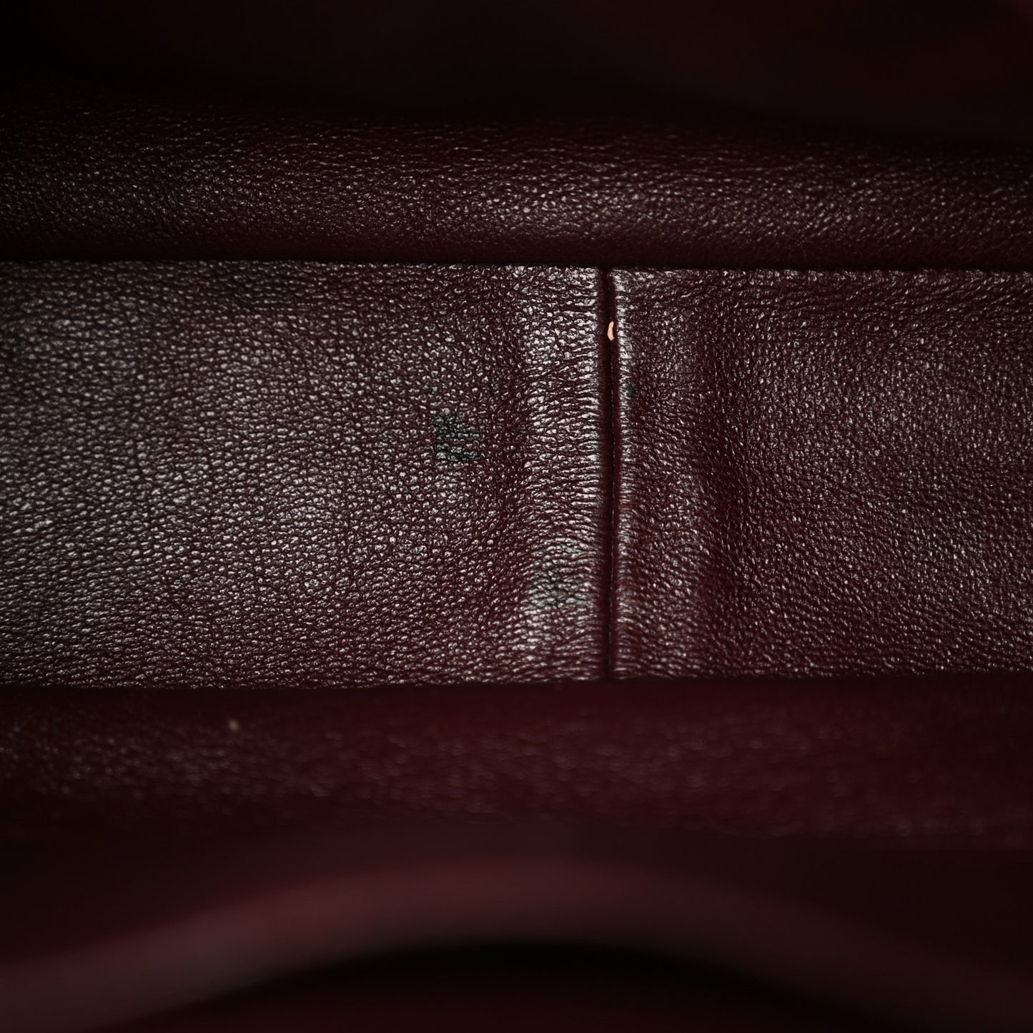 Lambskin Quilted Tassel CC Camera Case Burgundy