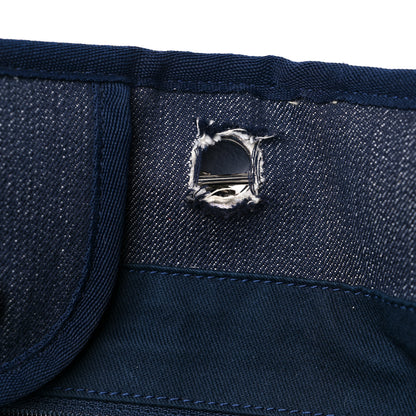 Chanel Denim Large Deauville Tote Dark Blue 16 of 17
