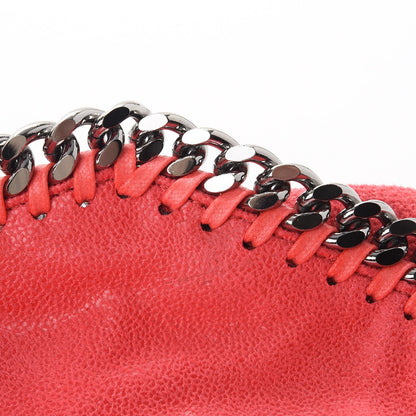 Stella McCartney Shaggy Deer Mini Falabella Fold Over Tote Pink Fluo 10 of 10