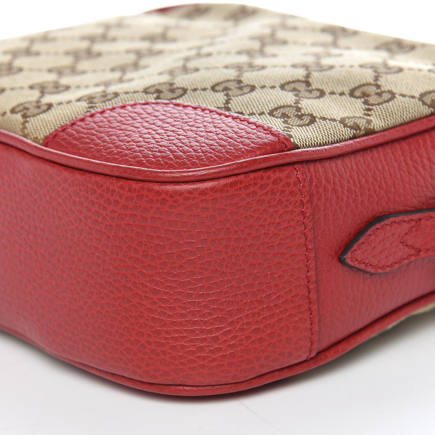 Gucci Monogram Mini Bree Messenger Bag Red 9 of 9