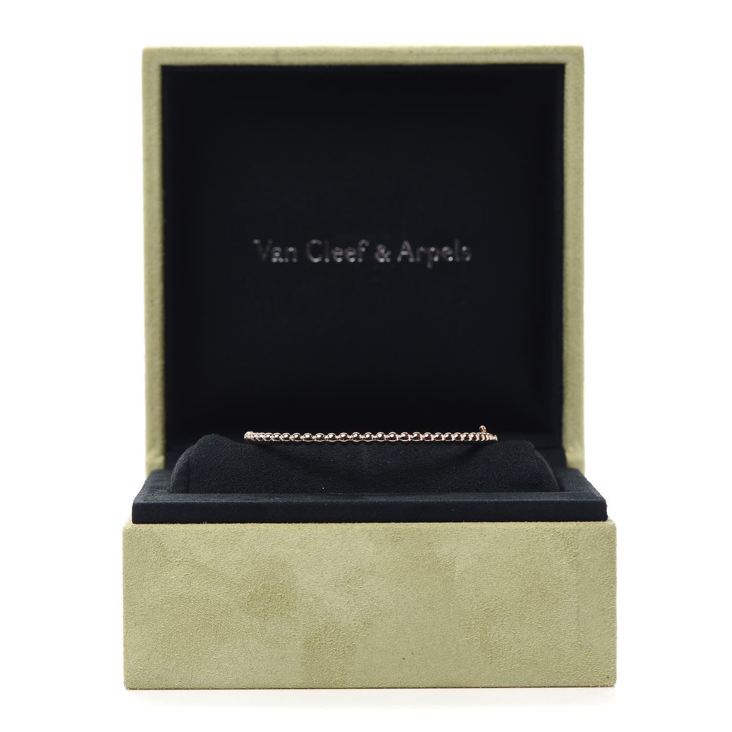 Van Cleef & Arpels 18K Rose Gold Perlee Pearls of Gold Bracelet M 7 of 7