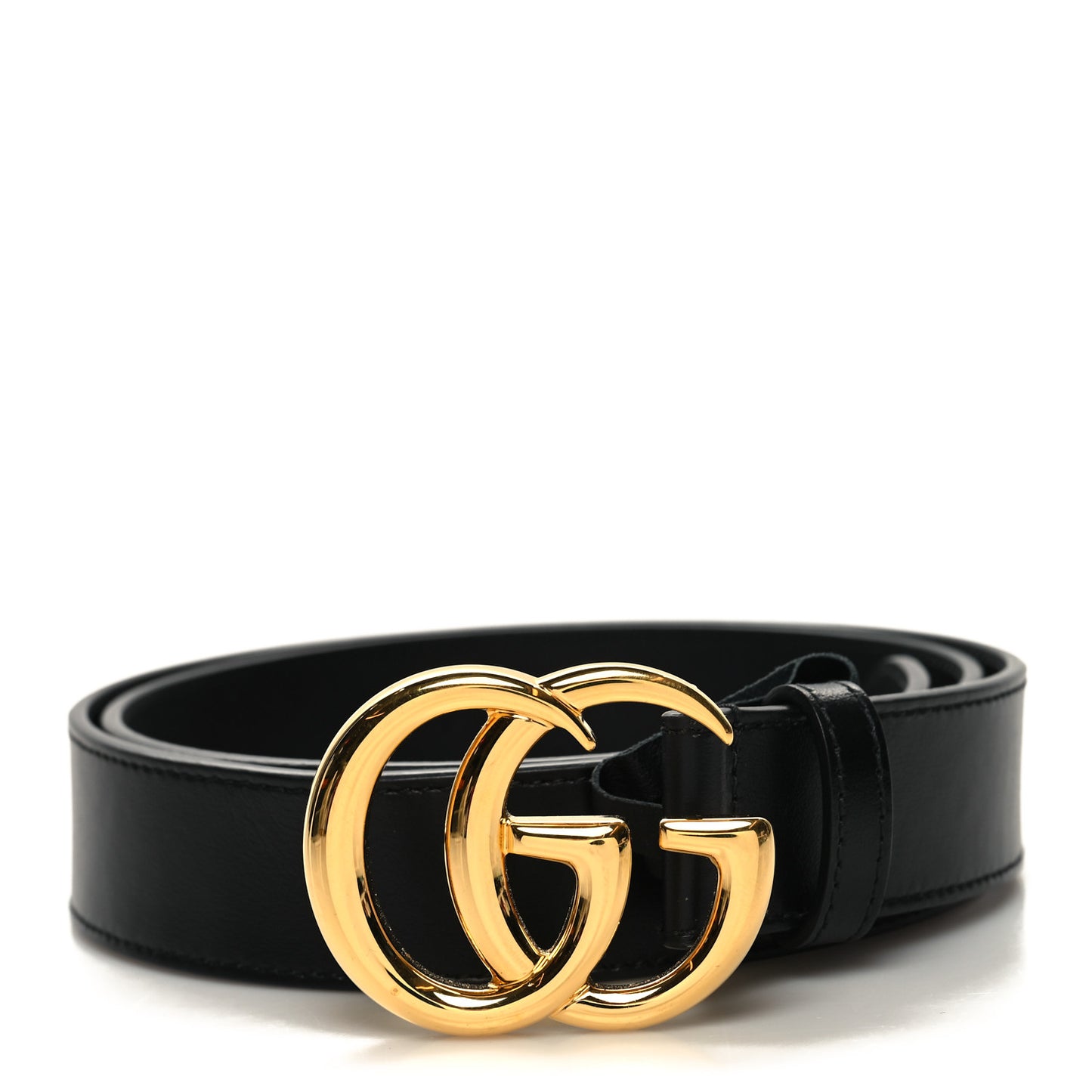 Plutone Calfskin Double G 30mm Belt 85 34 Black