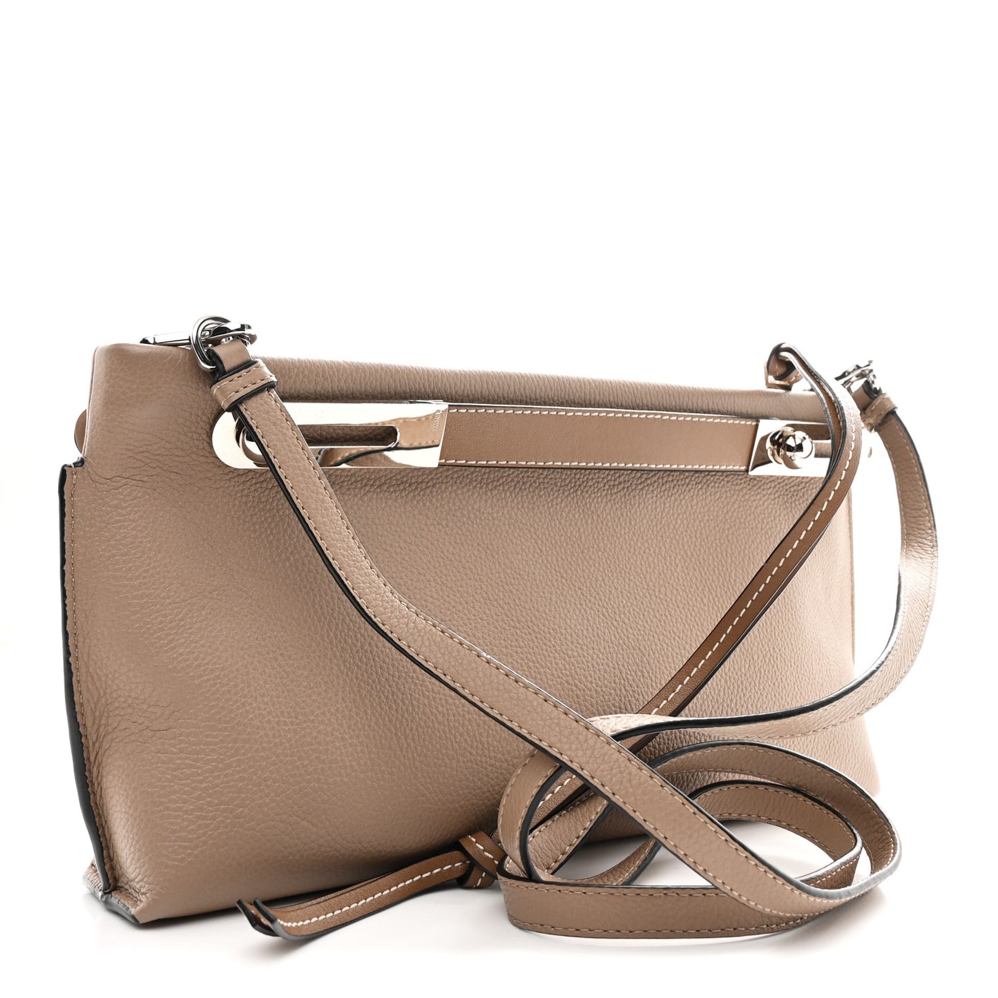 Grained Calfskin Small Missy Bag Sand