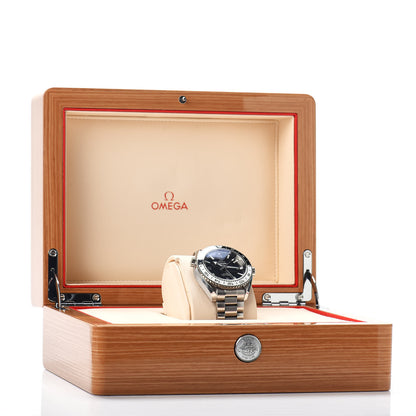 Omega Stainless Steel 43mm Seamaster Planet Ocean GMT Automatic Watch Black 215.30.44.22.01.001 5 of 5