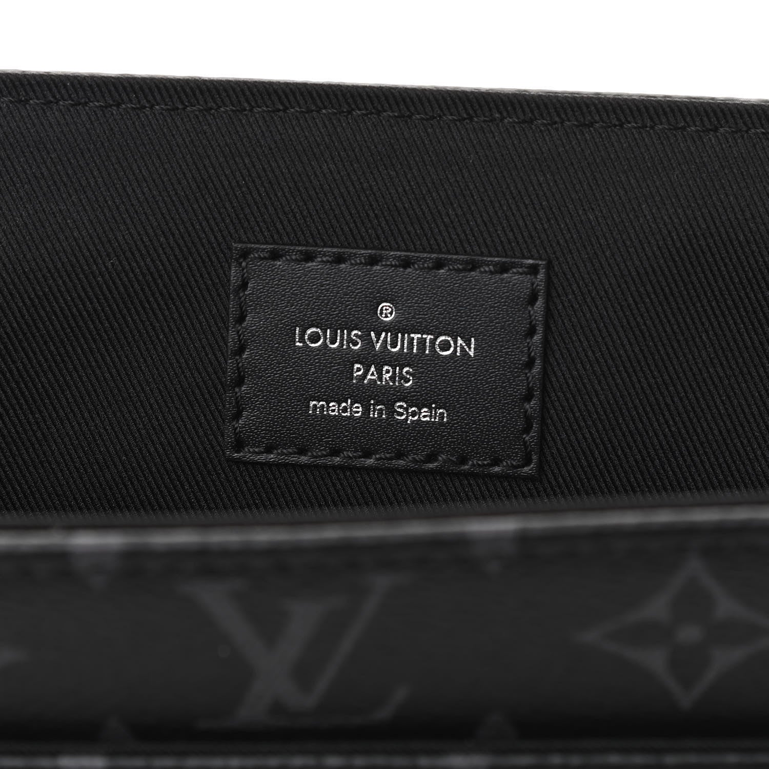 Louis Vuitton Monogram Eclipse District PM Black 6 of 9