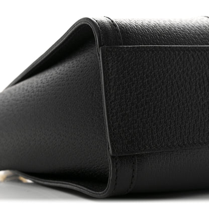 Gucci Textured Calfskin Web Small Ophidia Tote Bag Black 9 of 10