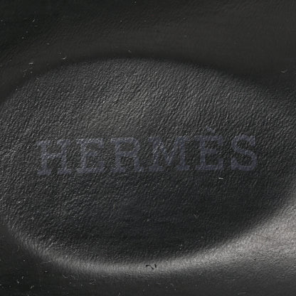 Hermes Suede Calfskin Go Mules 40 Black 7 of 14