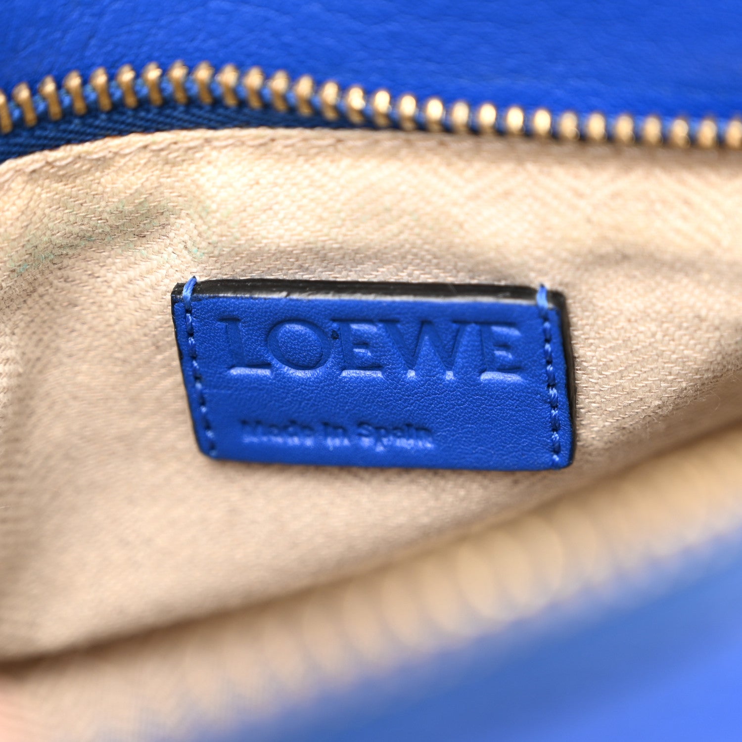 Loewe Calfskin Small Puzzle Bag Electric Blue 6 of 10