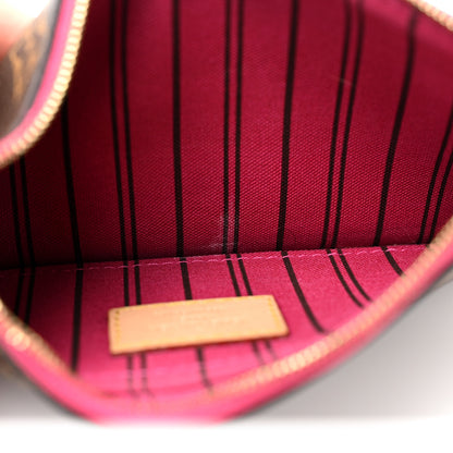 Louis Vuitton Monogram Neverfull PM Pochette Fuchsia 11 of 11