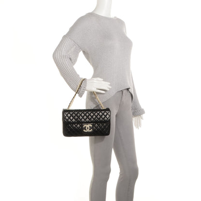 Chanel Lambskin Medium Westminster Pearl Flap Black 2 of 8