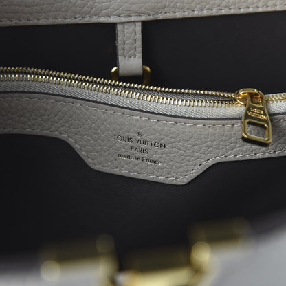 Louis Vuitton Taurillon Capucines MM Galet 8 of 9