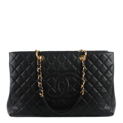Chanel Caviar XL Grand Shopping Tote GST Black 1 of 7