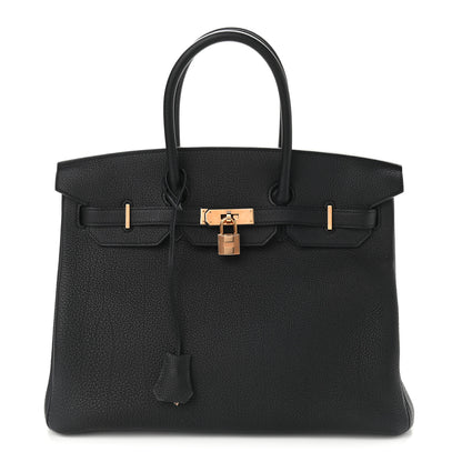 Hermes Togo Birkin 35 Black 1 of 12