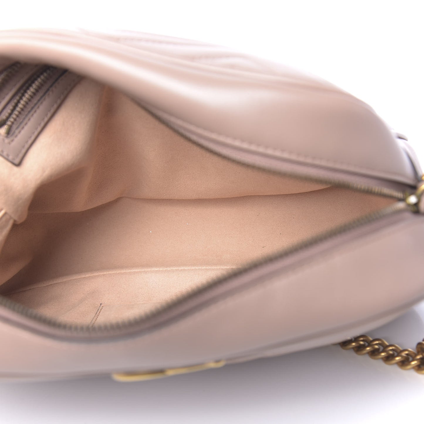 Calfskin Matelasse Medium GG Marmont Chain Shoulder Bag Porcelain Rose
