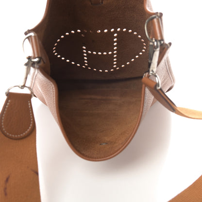 Hermes Taurillon Clemence Evelyne PM Gold 5 of 16