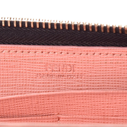 Fendi Zucca Spalmati Saint Bamboline Zip Around Wallet Tobacco 7 of 21