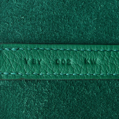 Hermes Taurillon Clemence Matte Alligator Picotin Lock Touch 22 MM Vert Vertigo 7 of 11