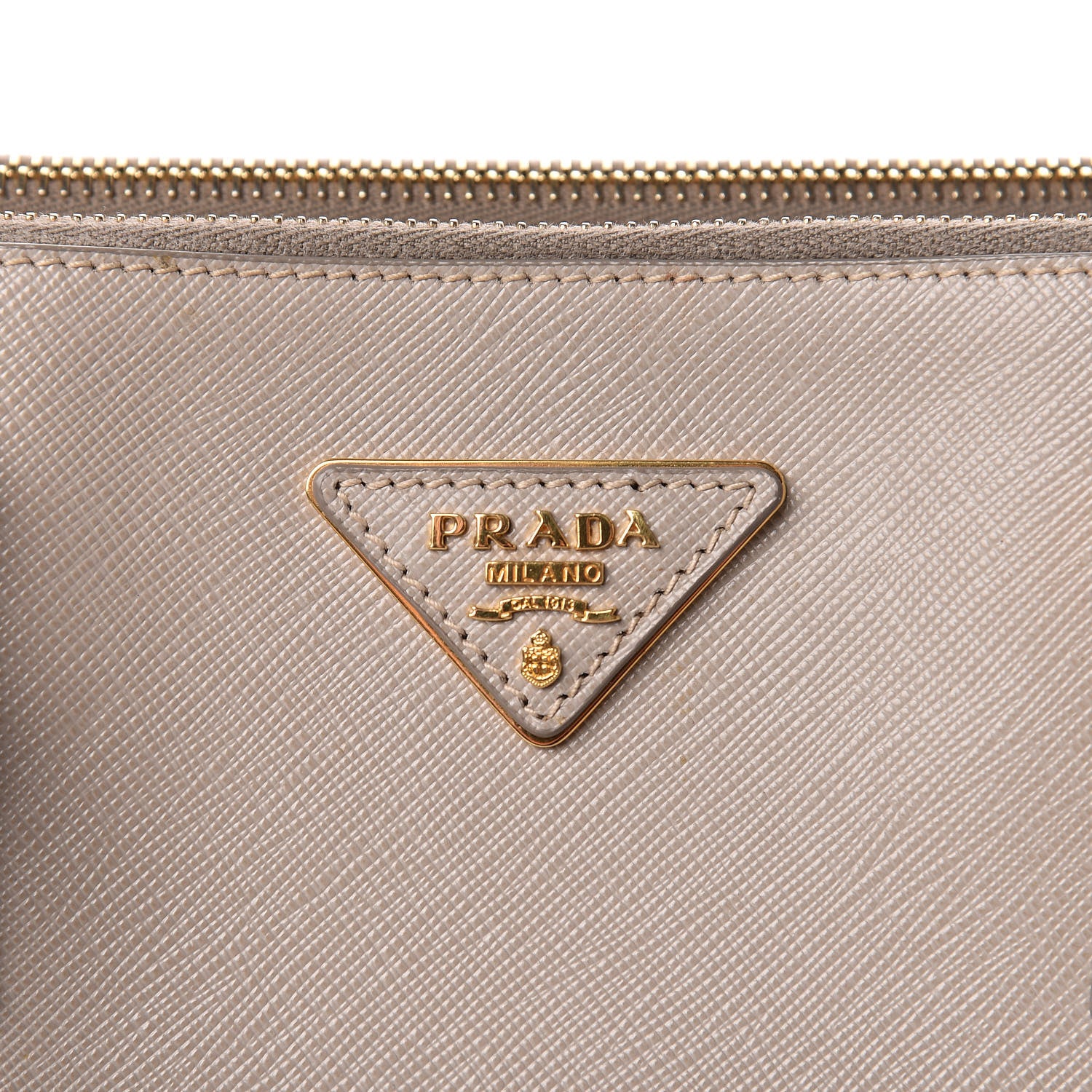 Prada Saffiano Lux Extra Large Galleria Double Zip Tote Pomice 10 of 10
