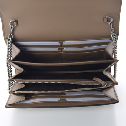 Gucci Suede Mini Dionysus Chain Wallet Taupe 5 of 10