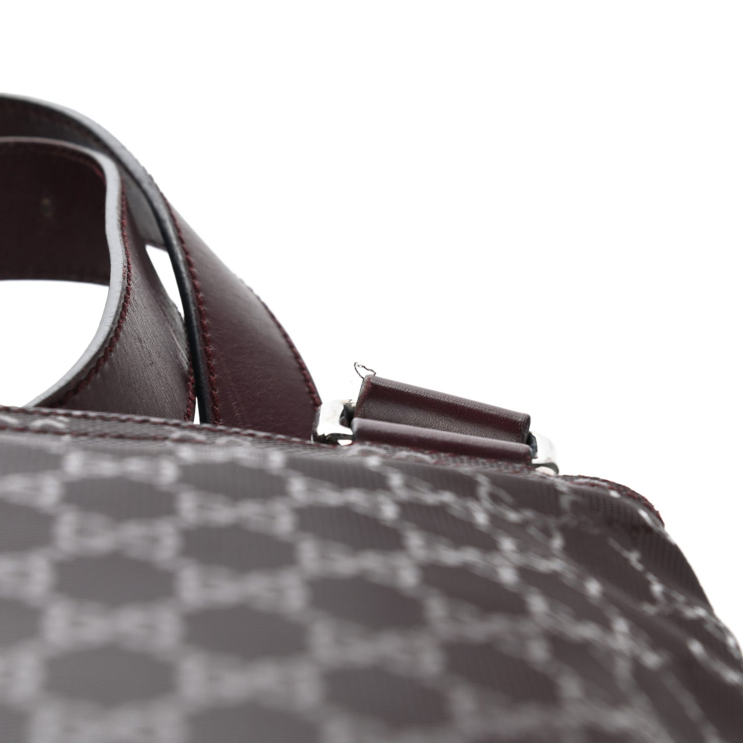Imprime Monogram Small Flat Messenger Bag Bordeaux