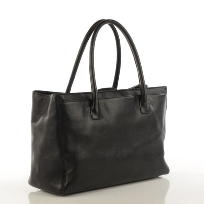 Chanel Deerskin Cerf Executive Shopper Tote Black 3 of 7