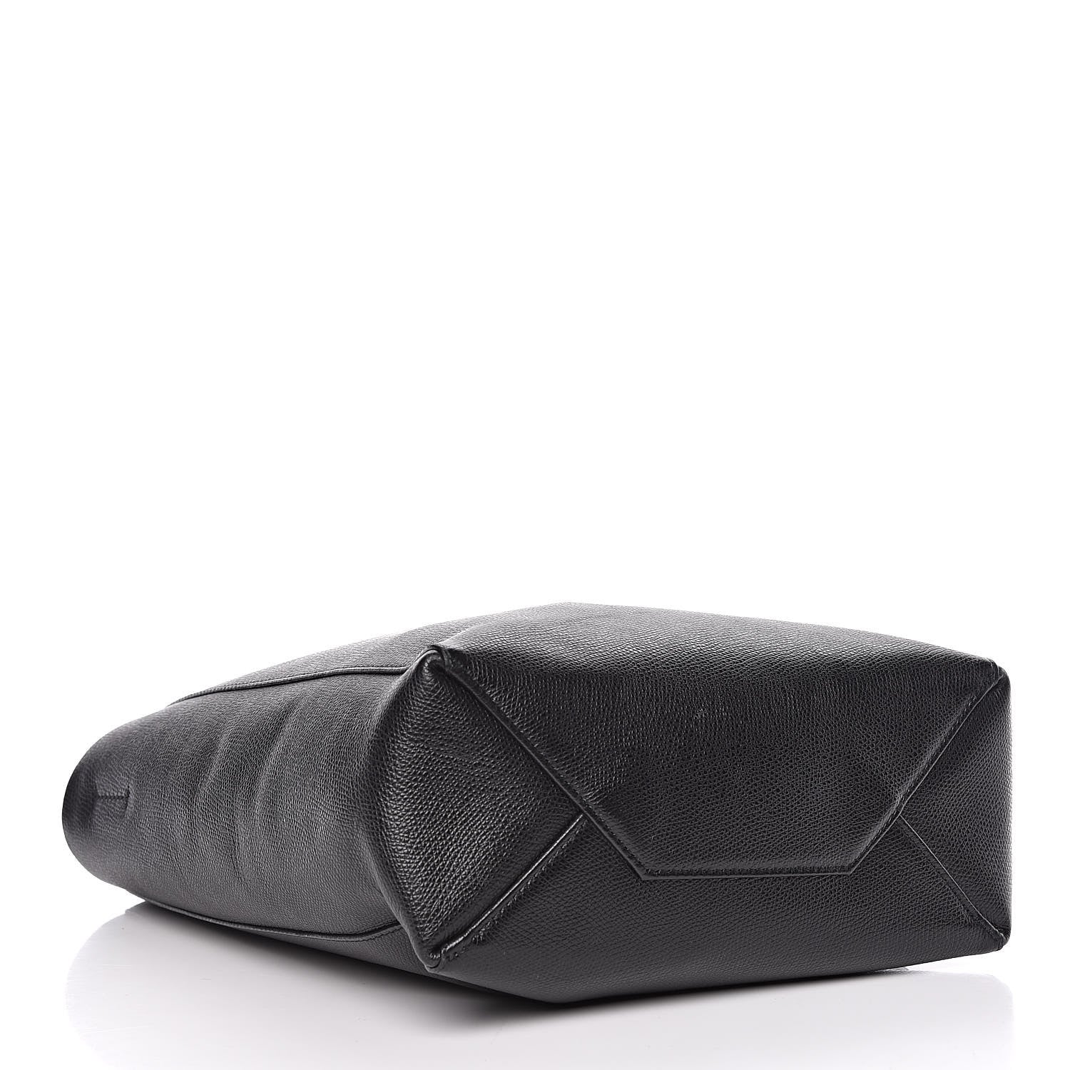 Celine Grained Calfskin Small Vertical Cabas Black 4 of 11