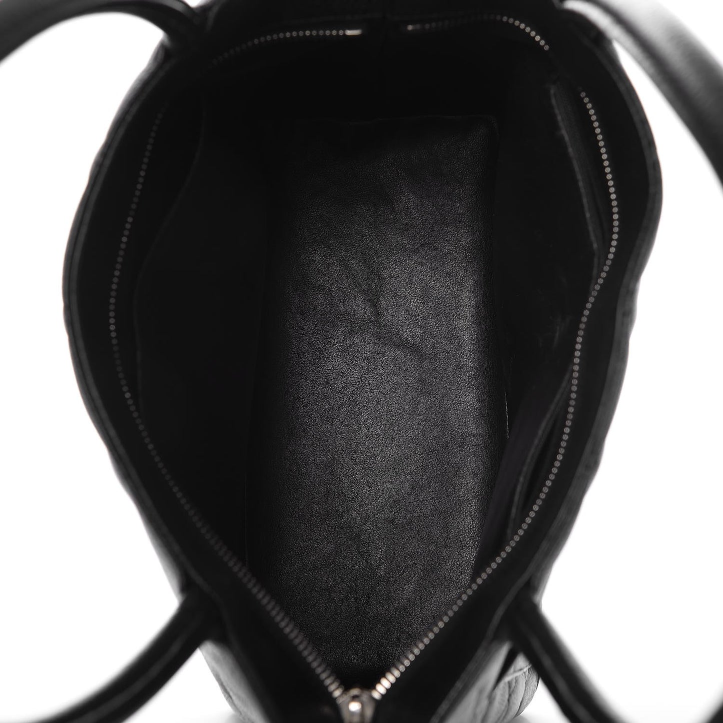 Caviar Quilted Medallion Tote Black