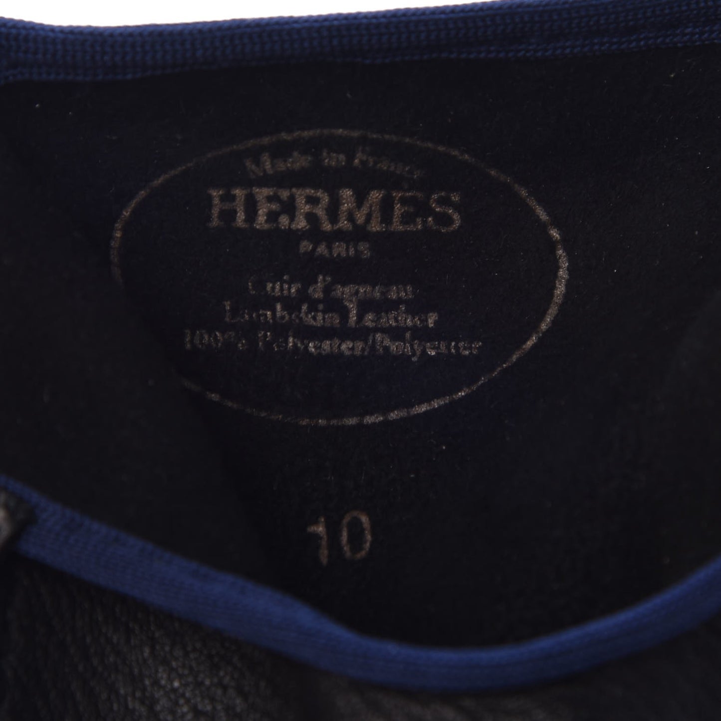 Lambskin Gloves 10 Black