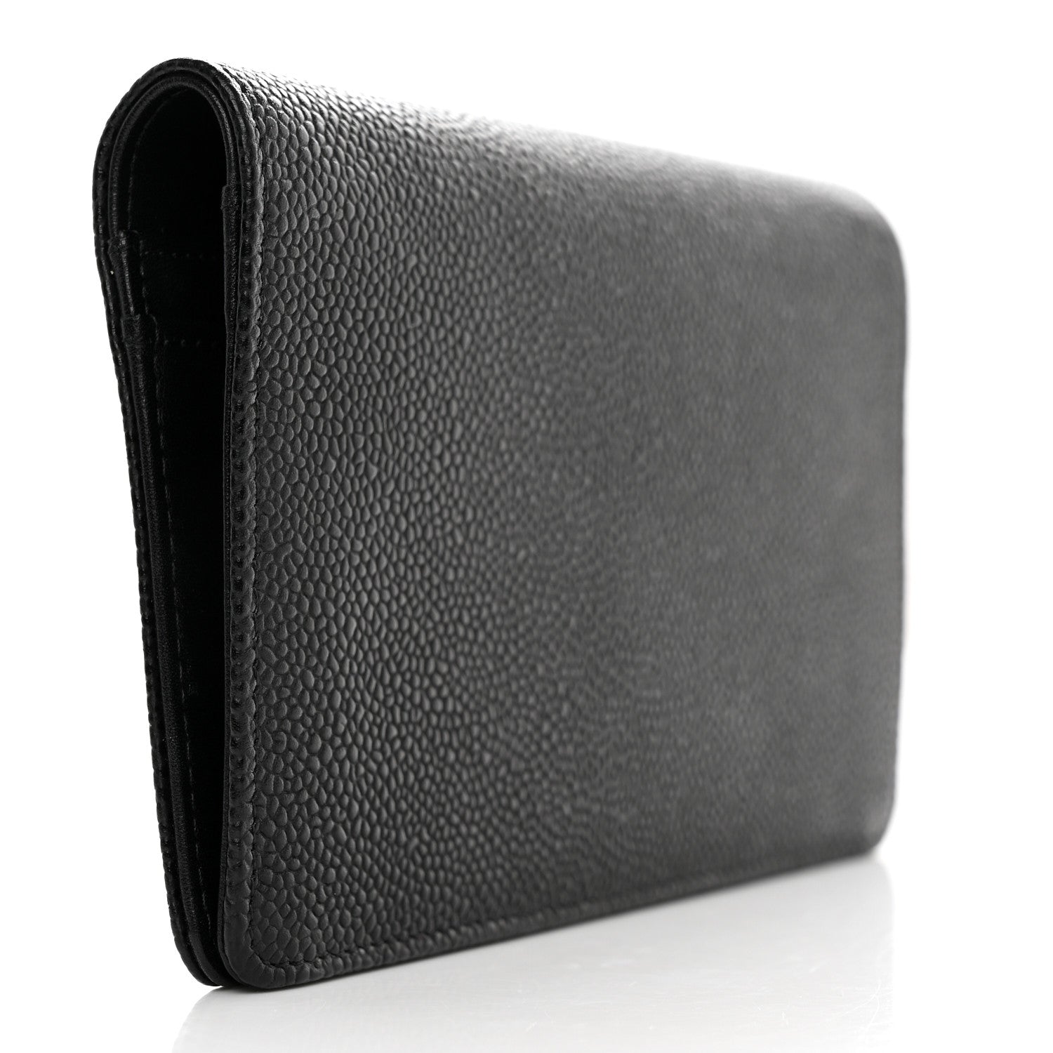 Chanel Caviar Timeless CC Yen Wallet Black 3 of 9