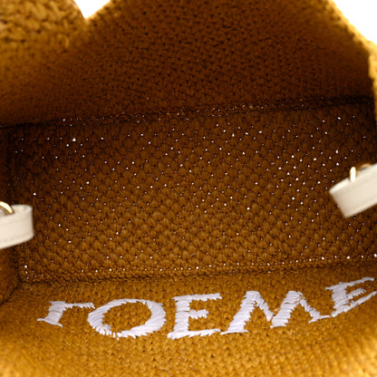 Loewe X PAULA'S IBIZA Raffia Font Tote Ochre 5 of 9