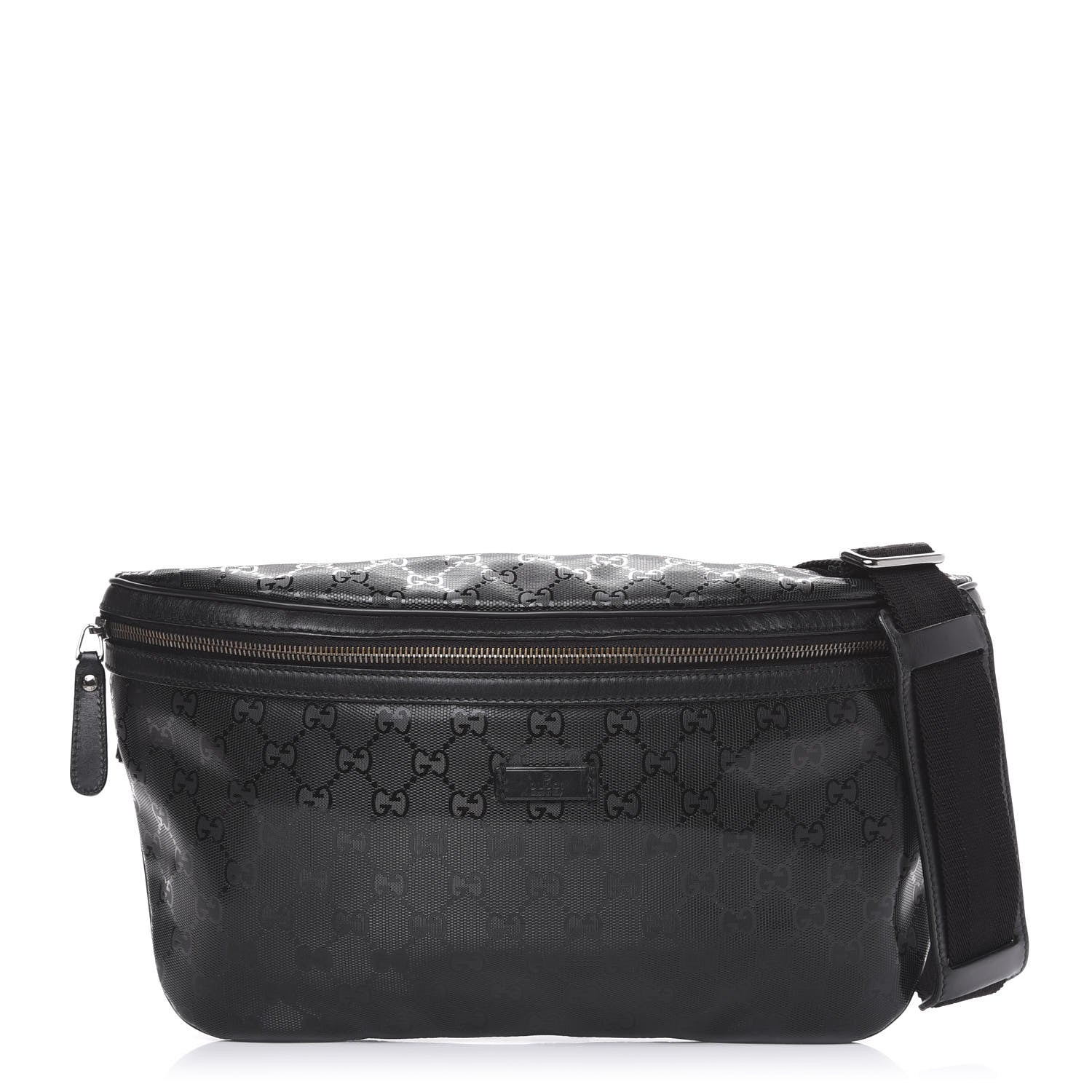 Gucci Imprime Monogram Belt Bag Black 1 of 9