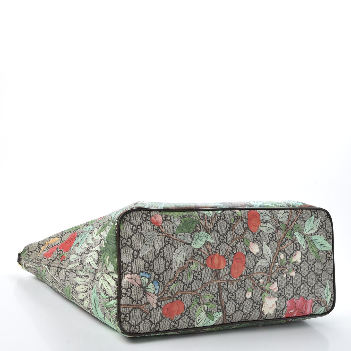 Soft GG Supreme Monogram Tian Medium Crossbody Tote Beige Multicolor New Acero