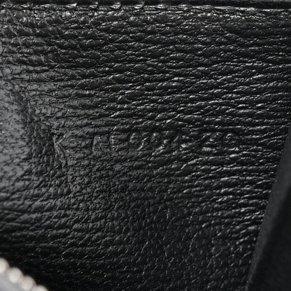 Hermes Shiny Alligator Bearn Compact Wallet Black 8 of 9