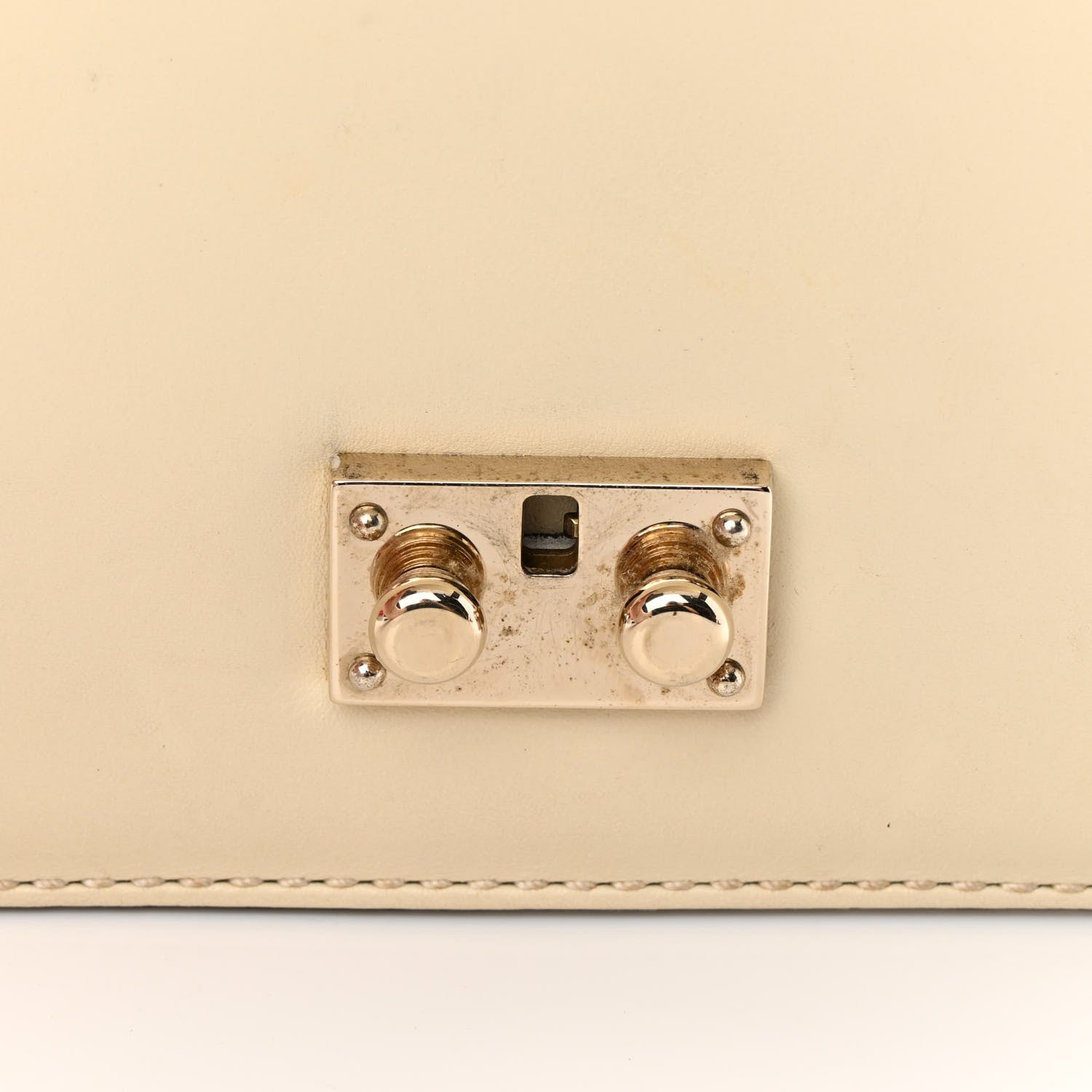 Valentino Garavani Vitello Mini Glam Lock Rockstud Flap White 14 of 18