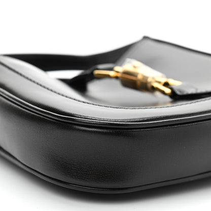 Gucci Boarded Dyana Lux Calfskin Mini Jackie 1961 Hobo Black 6 of 13