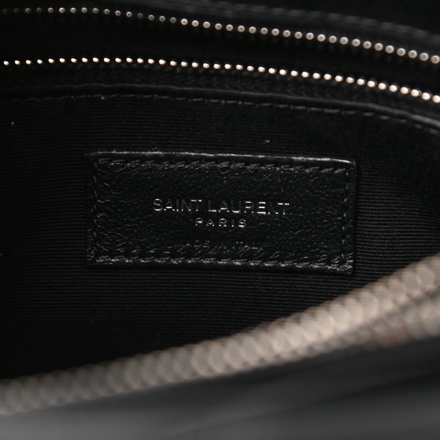 Saint Laurent Calfskin Y Quilted Monogram Medium Loulou Chain Satchel Black 6 of 9