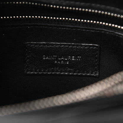Saint Laurent Calfskin Y Quilted Monogram Medium Loulou Chain Satchel Black 6 of 9