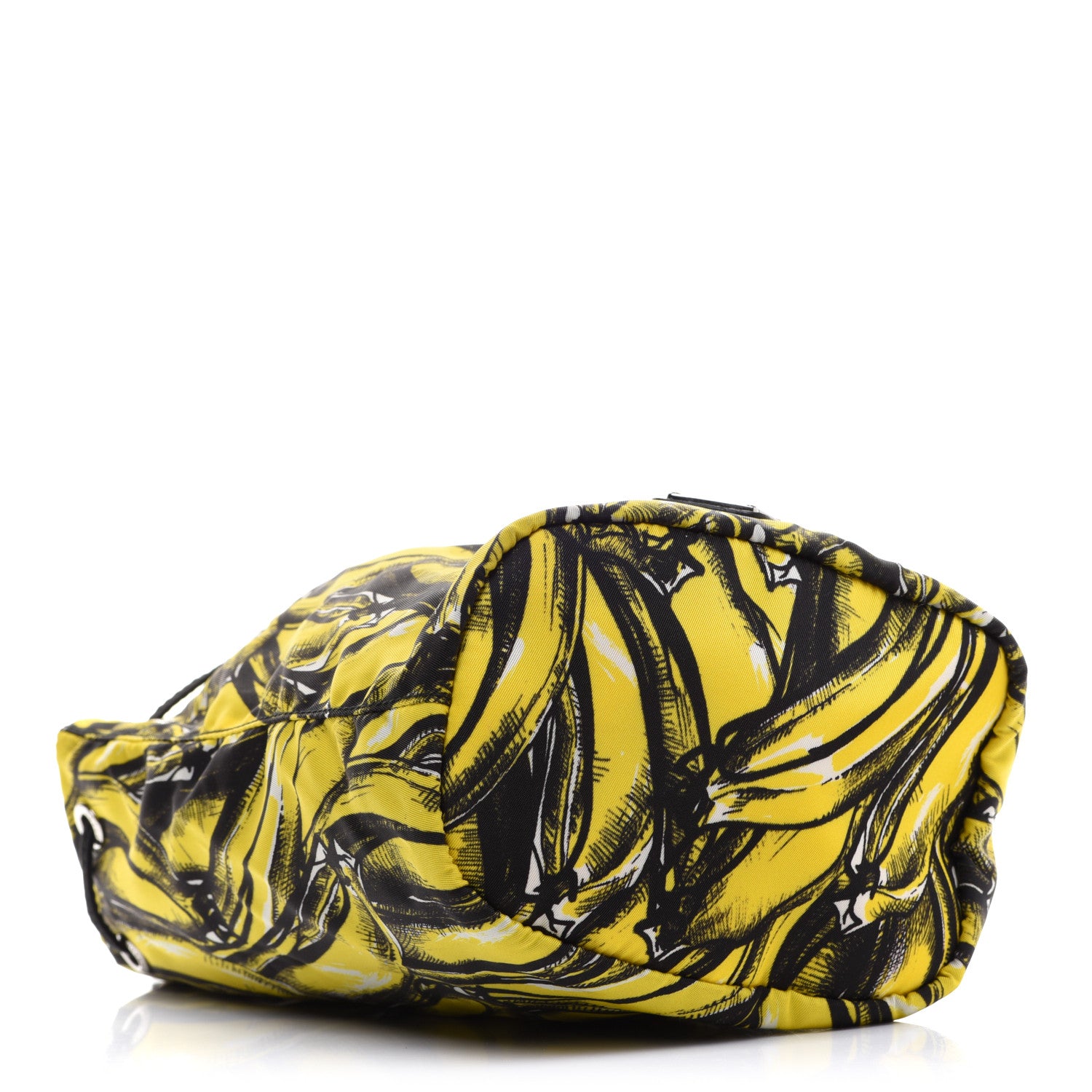 Prada Tessuto Nylon Banane Pouch Giallo 3 of 10