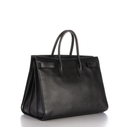 Saint Laurent Calfskin Large Sac De Jour Carryall Black 3 of 9
