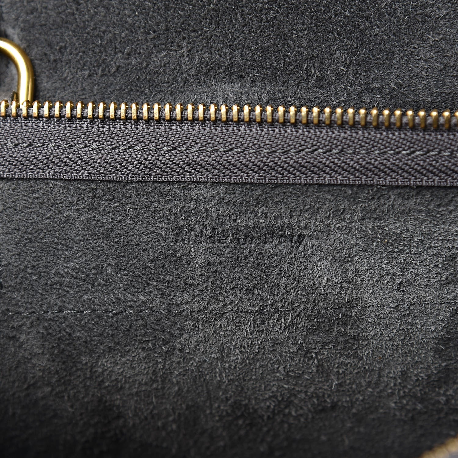 Celine Grained Calfskin Nano Belt Bag Grey 6 of 12